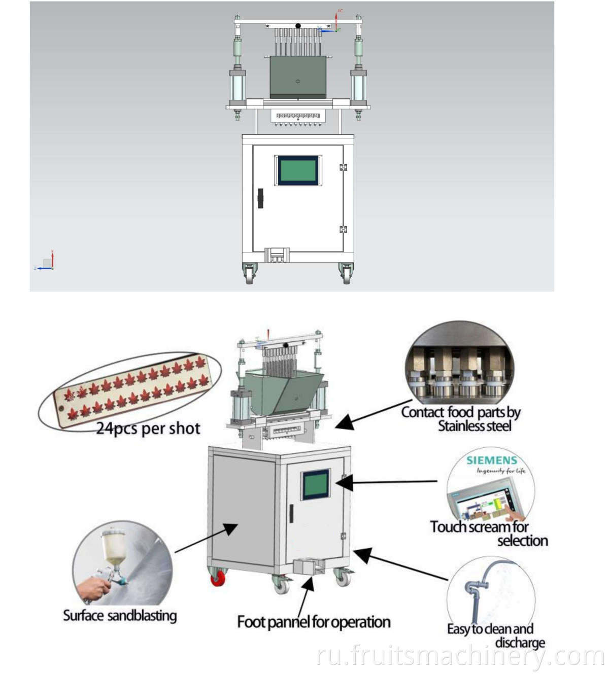 Semi-automatic Hard Candy Soft Candy Jelly Production Line